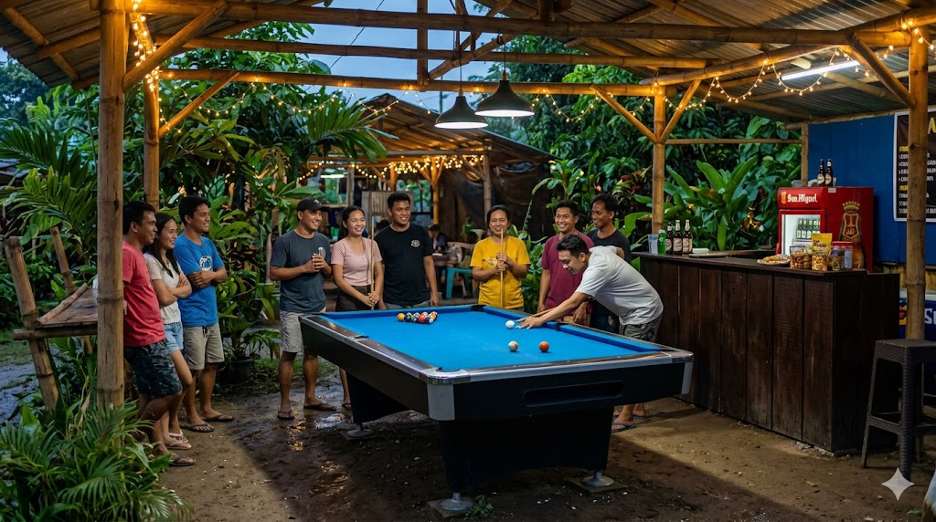 Local players enjoying a game