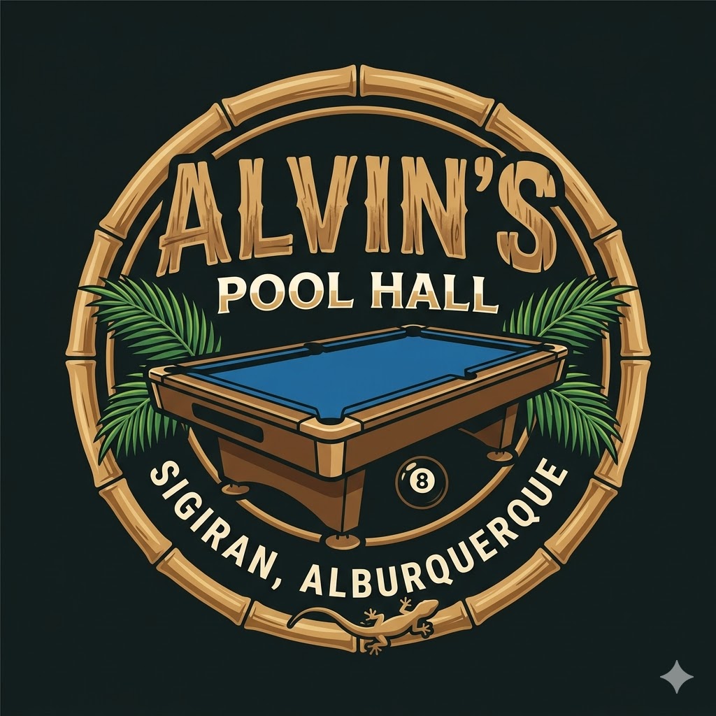 Alvin's Pool Hall Logo